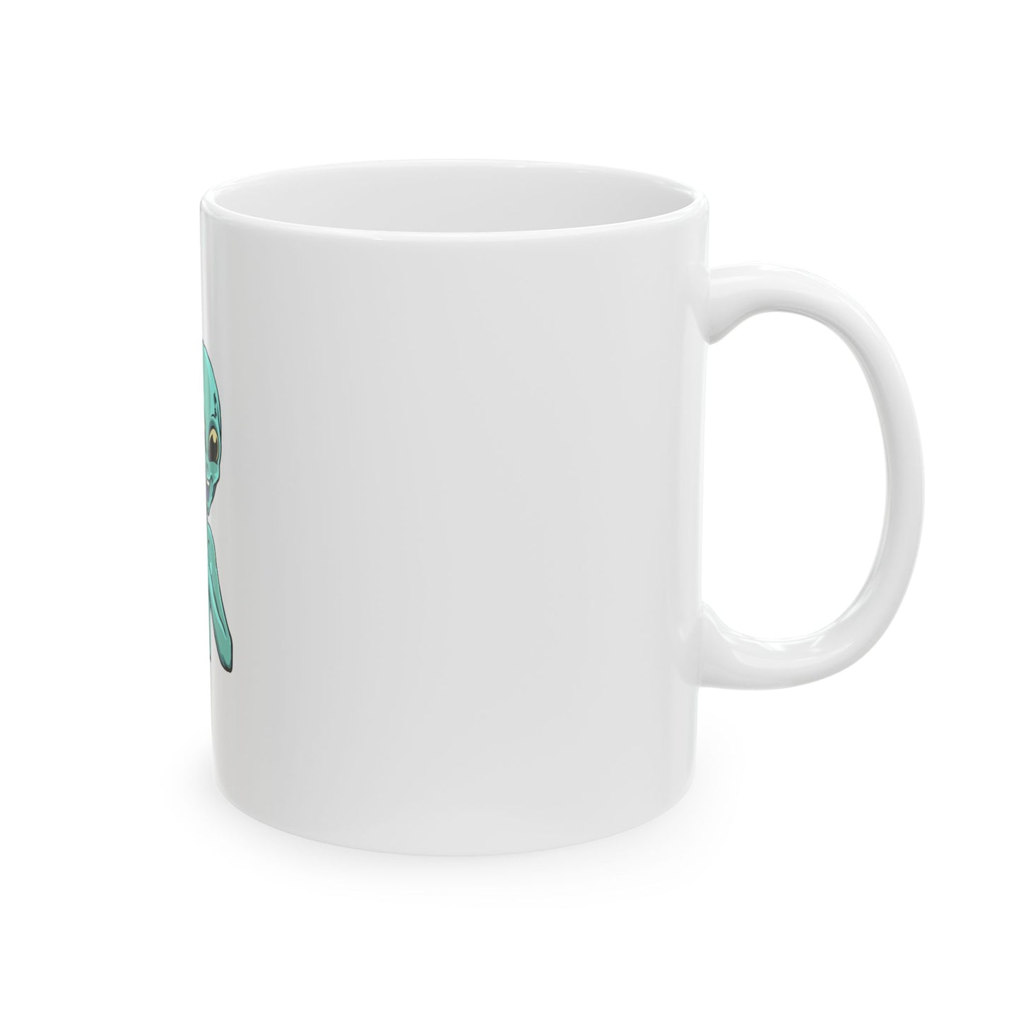 Alien Hello Mug — Funny Green Extraterrestrial Coffee Cup (11oz & 15oz)