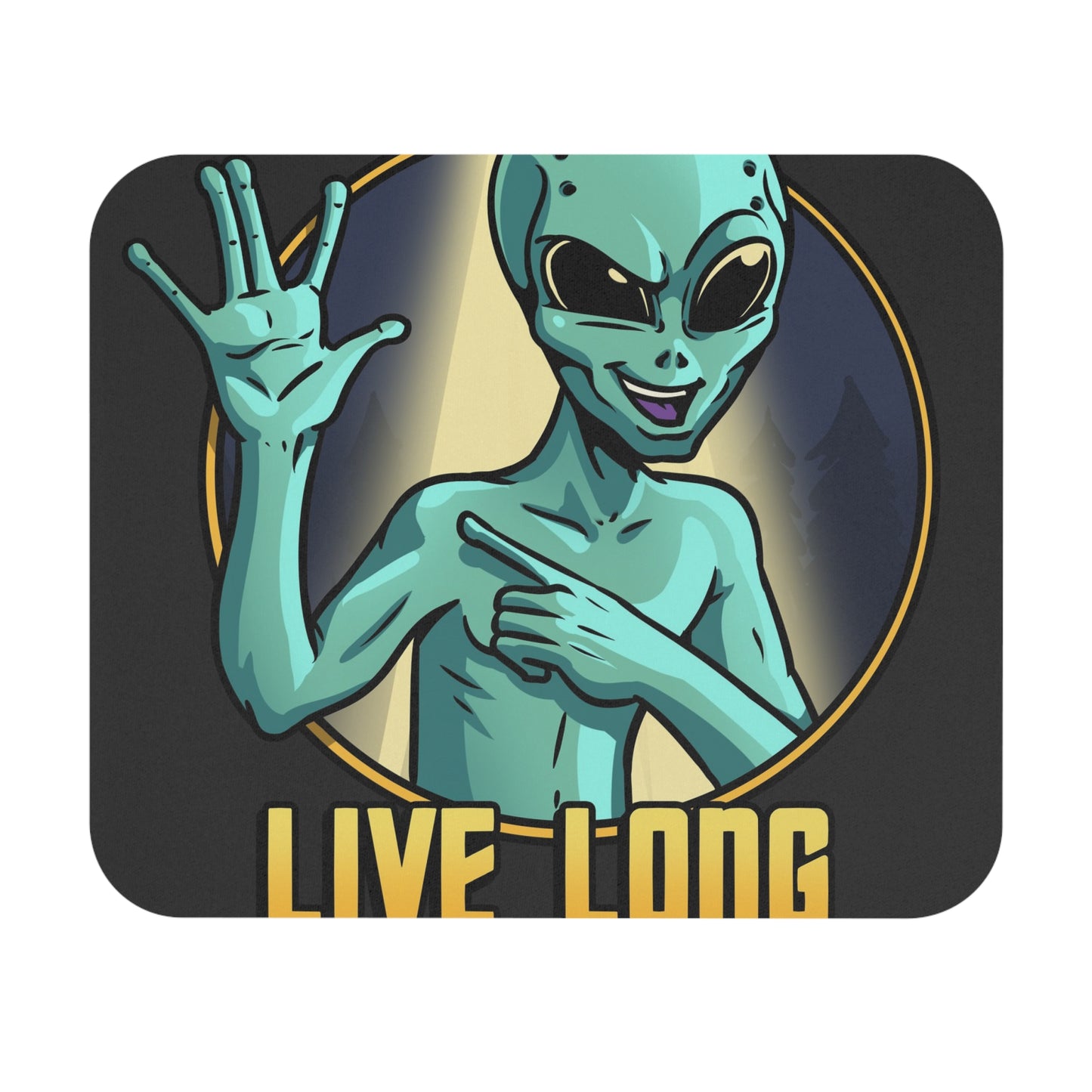 Live Long and Suffer Mouse Pad | Sci-Fi Desk Accessory