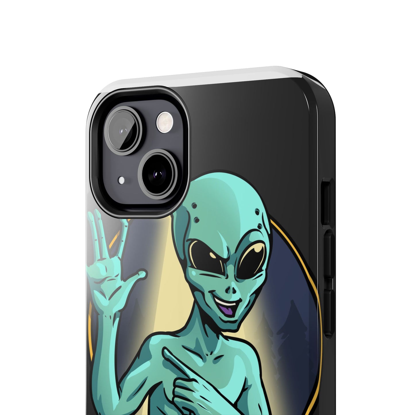 Live Long and Suffer Alien iPhone 13 Tough Phone Case | Funny Sci-Fi Protective Cover