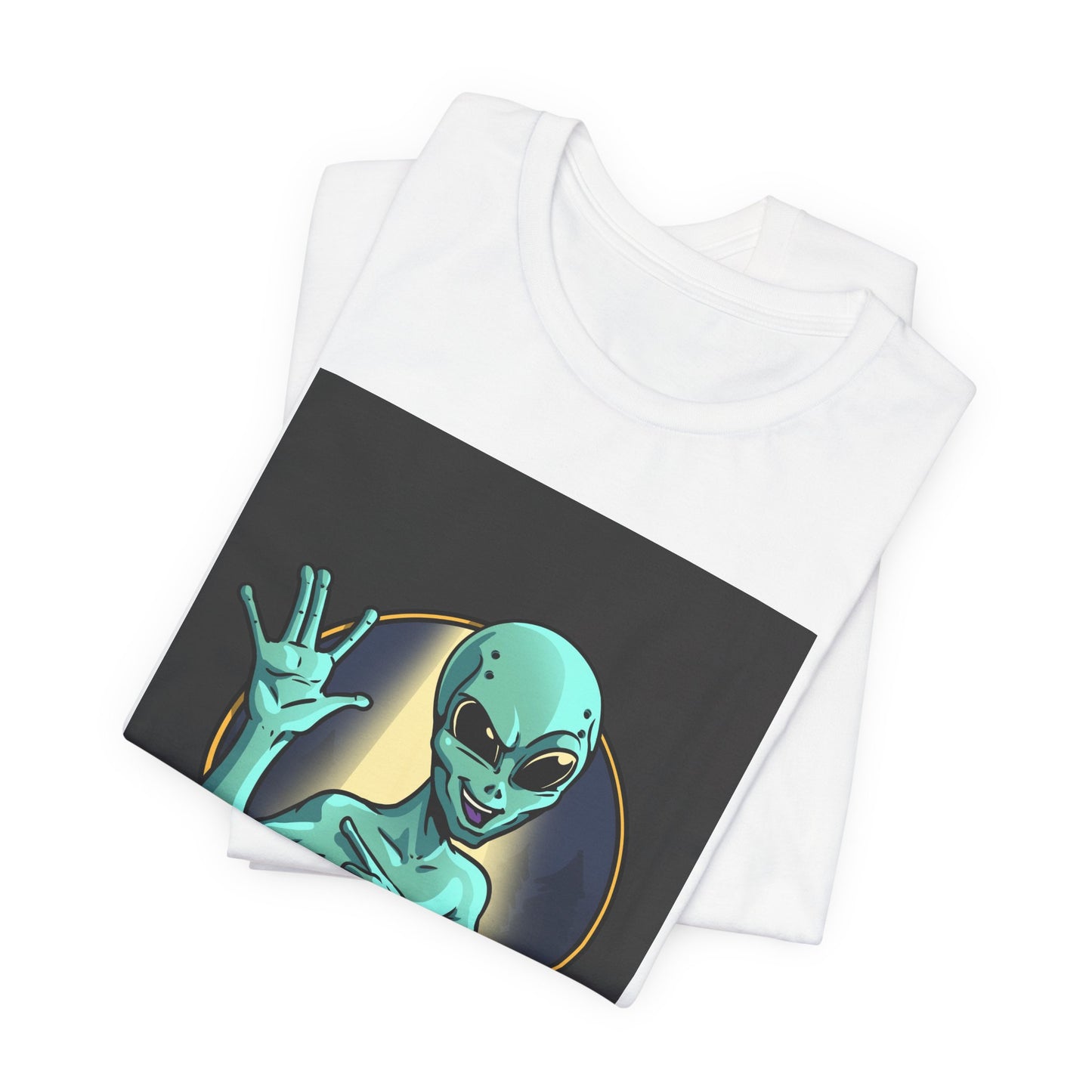 Alien Illustration Live Long and Suffer T-Shirt | Sci-Fi Graphic Tee