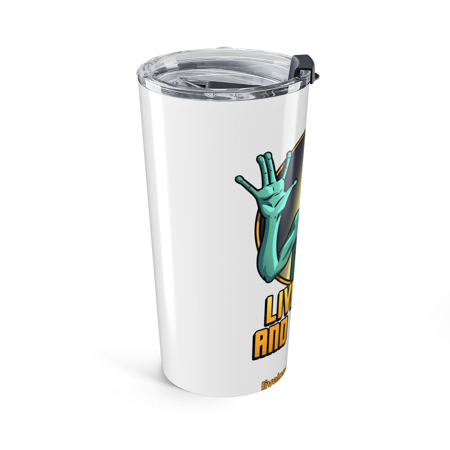 Alien Salute Tumbler | Live Long and Suffer Travel Mug