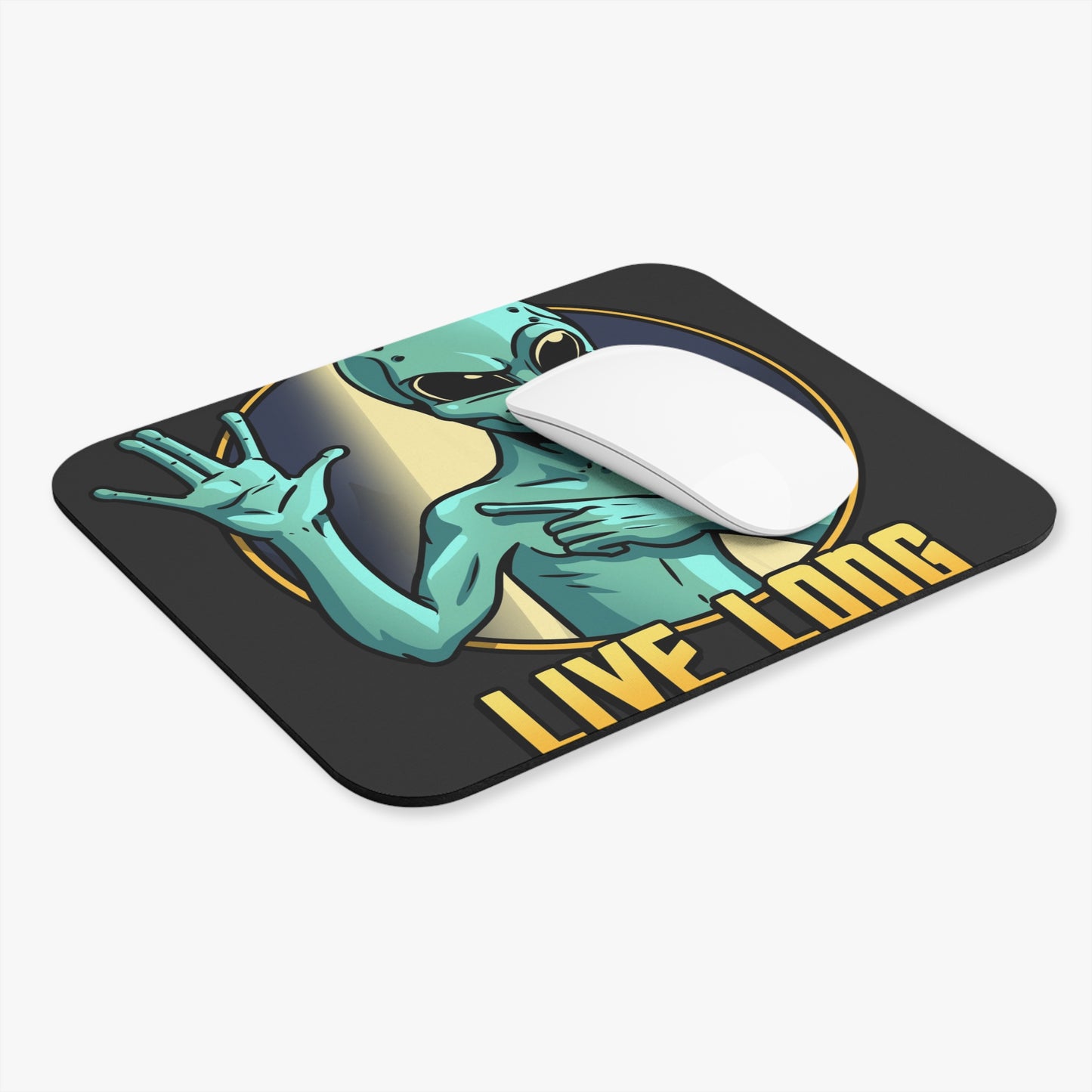 Live Long and Suffer Mouse Pad | Sci-Fi Desk Accessory